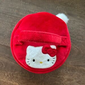Rare Vintage Sanrio Hello Kitty Red And White Velvet Purse